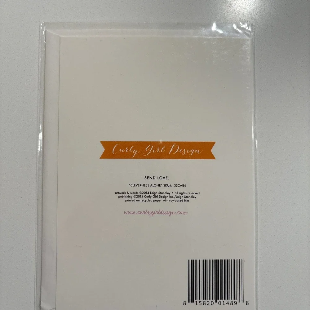 Thinking of You‎ Curly Girl Design 3 Cards Cake Chocolate Humorous Note Cards